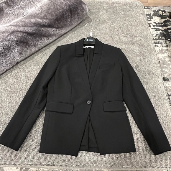 Veronica Beard Rae Dickey Blazer Jacket In Black SIZE 8 - Picture 1 of 11